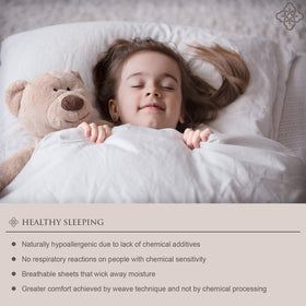 BIOWEAVES pillowcase easy-care design supports simple laundry