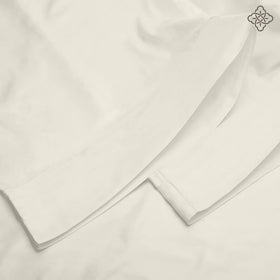 BIOWEAVES pillow case with GOTS certification in natural color reduces chemical exposure