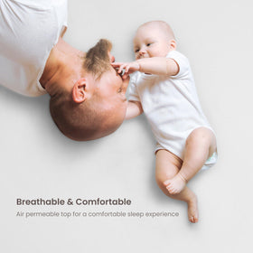 BIOWEAVES breathable back layer helps keep mattress dry and comfortable.