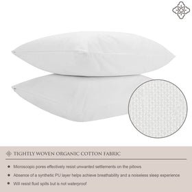 BIOWEAVES organic cotton shell guards against stains and dust