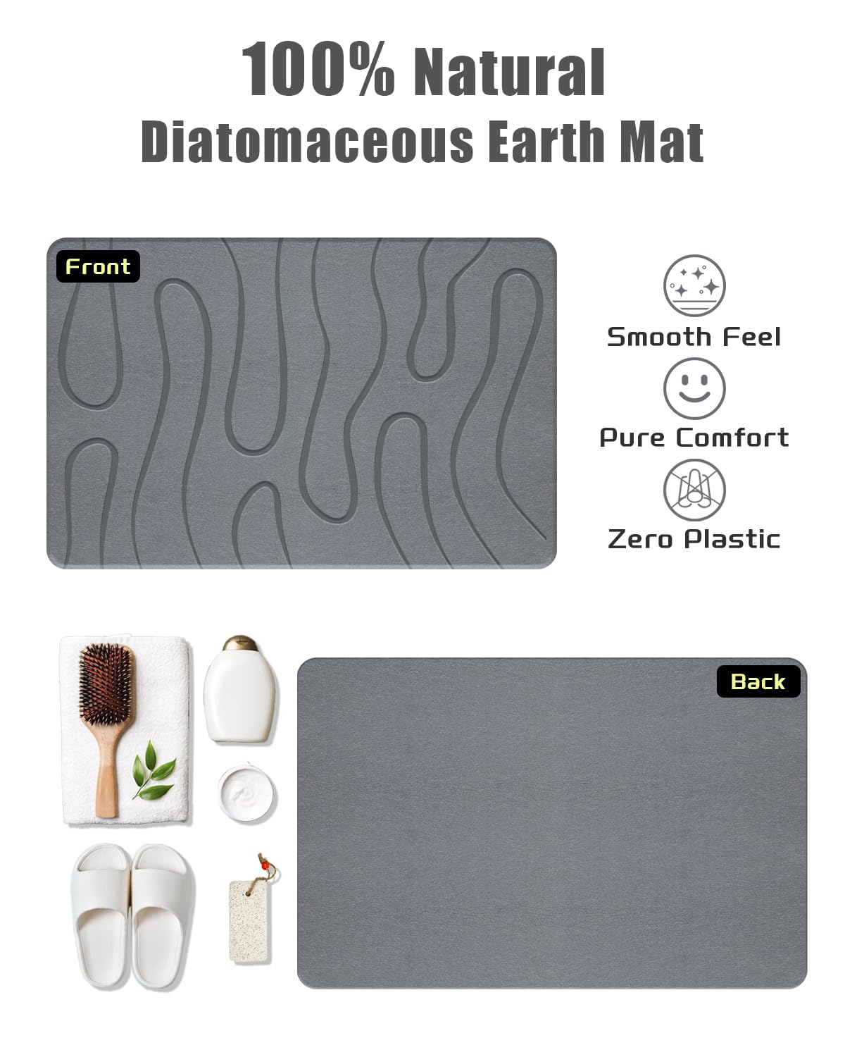 BIOIWGY kitchen use drying pad for dishes and utensils