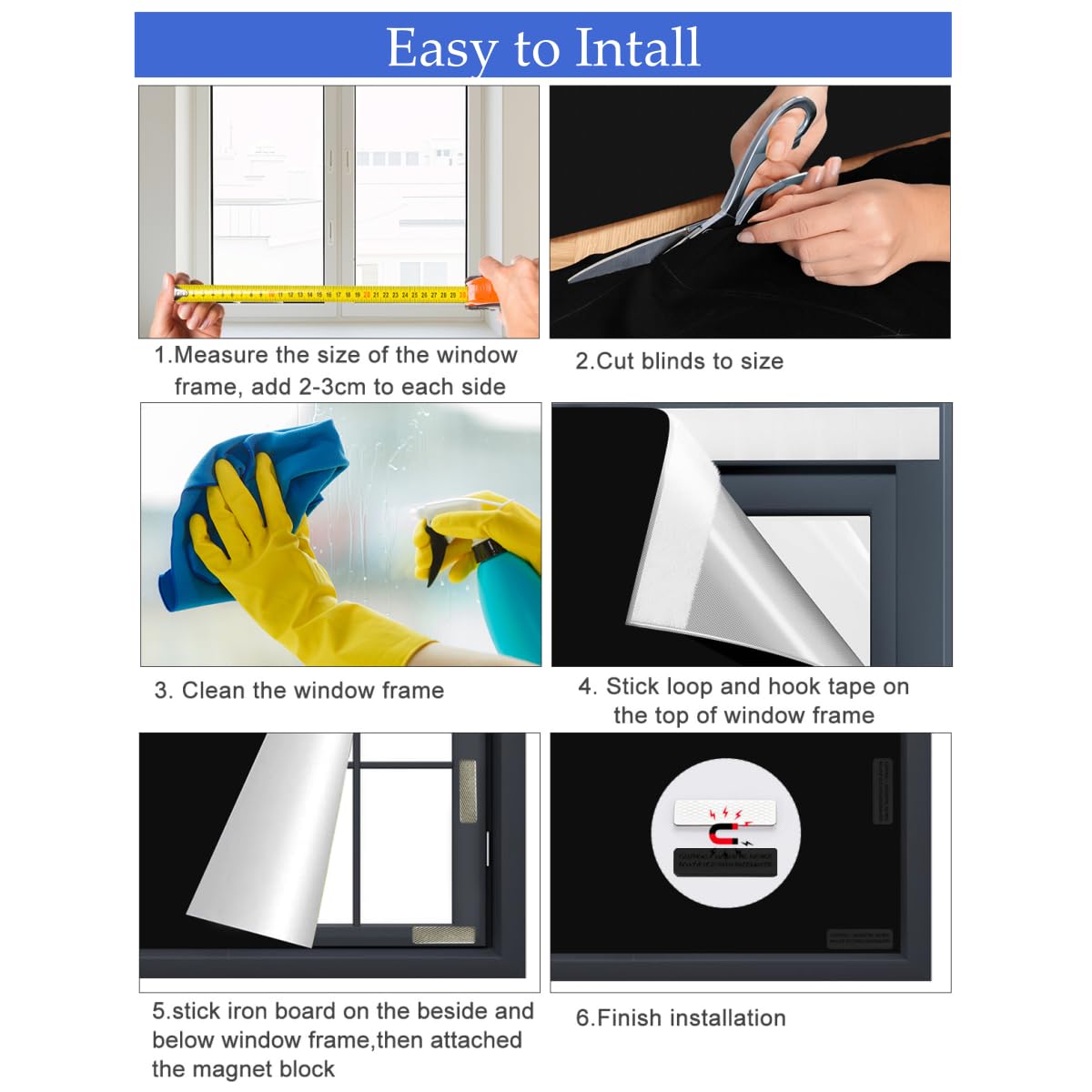 BirdNest blackout curtain in RV or hotel settings for easy setup.
