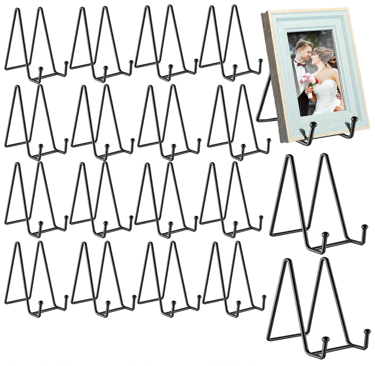 Birity plate stand 4-5inch front view for elegant kitchen or dining table displays