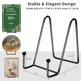 Birity plate stand wedding decor metal for tabletop elegance