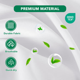 Biscaynebay machine washable curtain for fast, thorough cleaning
