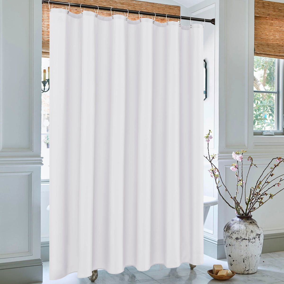 Biscaynebay white modern liner brightens any bathroom