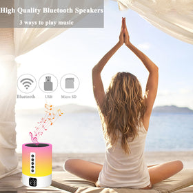 Biseoamz digital alarm clock display with gentle wake-up light