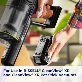 Bissell CleanView XR battery installation for quick, seamless replacements.