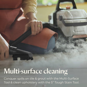 Tough Stain Tool attached for oil stain treatment