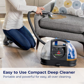 Cleans car interiors to remove pet messes and odors on seats.