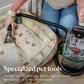 Bissell Little Green Pet Pro self-cleaning design aids easy maintenance