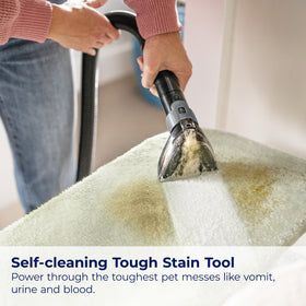 Bissell Little Green ProHeat SmartMix includes a pet hair removal tool.