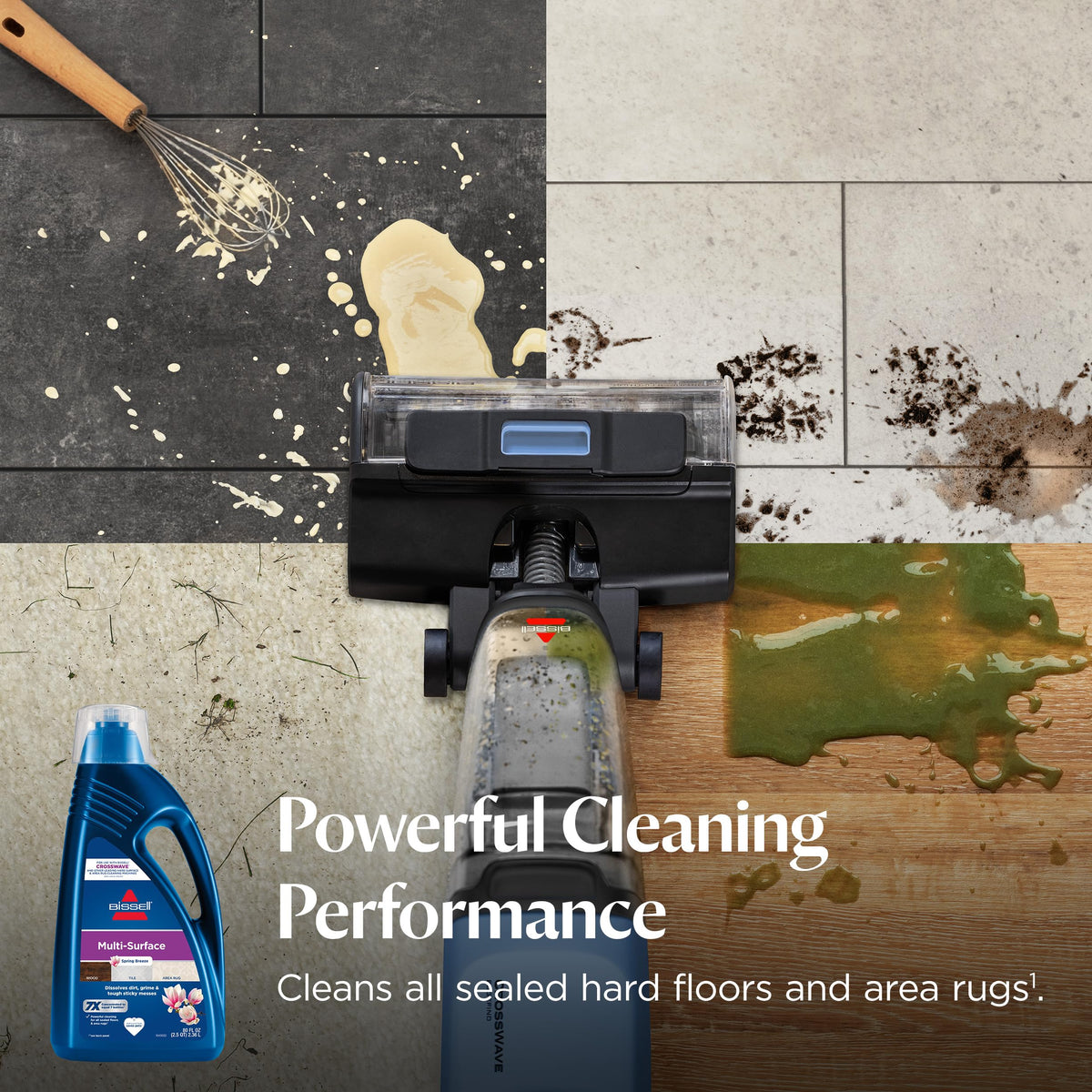 Bissell Spring Breeze scent leaves a light, fresh aroma after cleaning.