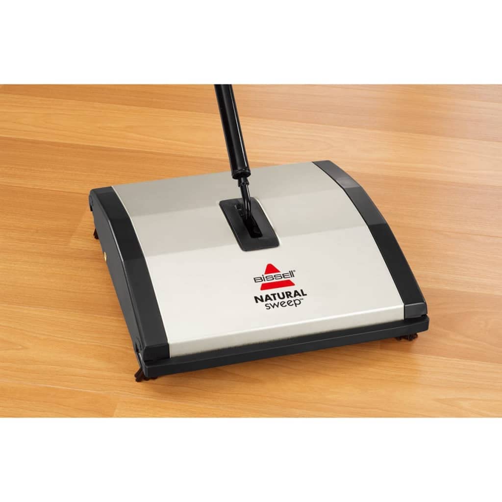 Bissell Natural Sweep picks up crumbs and beads during quick cleanups.