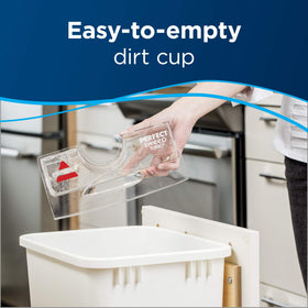 Bissell Perfect Sweep Turbo lightweight design for easy maneuverability.