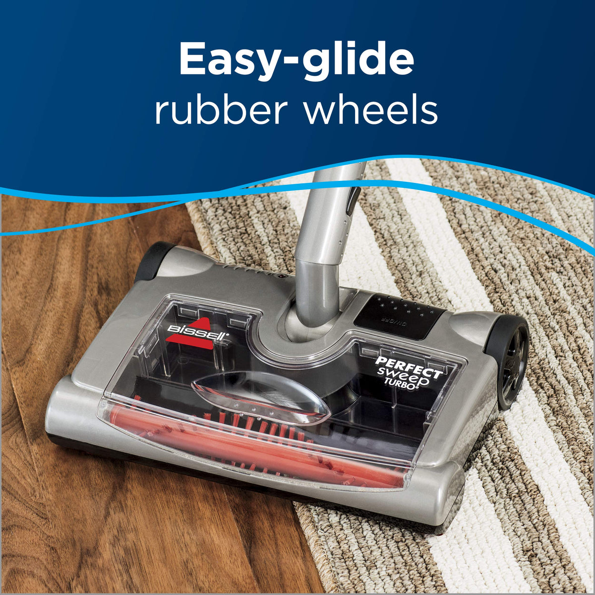 Bissell Perfect Sweep Turbo pet-mess readiness for fast cleanup between deep cleans.