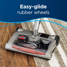 Bissell Perfect Sweep Turbo pet-mess readiness for fast cleanup between deep cleans.