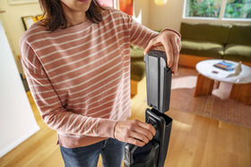 Bissell PowerClean FurGuard battery pack in use for powerful cleaning sessions