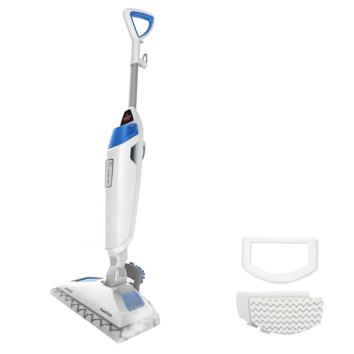 BISSELL PowerFresh steam mop front view for efficient hard-floor cleaning.