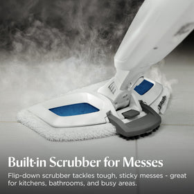 BISSELL PowerFresh demonstrates three steam settings for different messes.