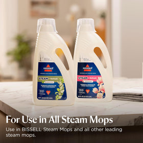 BISSELL detachable mop pad tray enables easy pad changes.