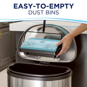 Compact form aids storage in small kitchens and closets.