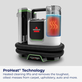 Bissell Self-Cleaning Tough Stain Tool minimizes residue