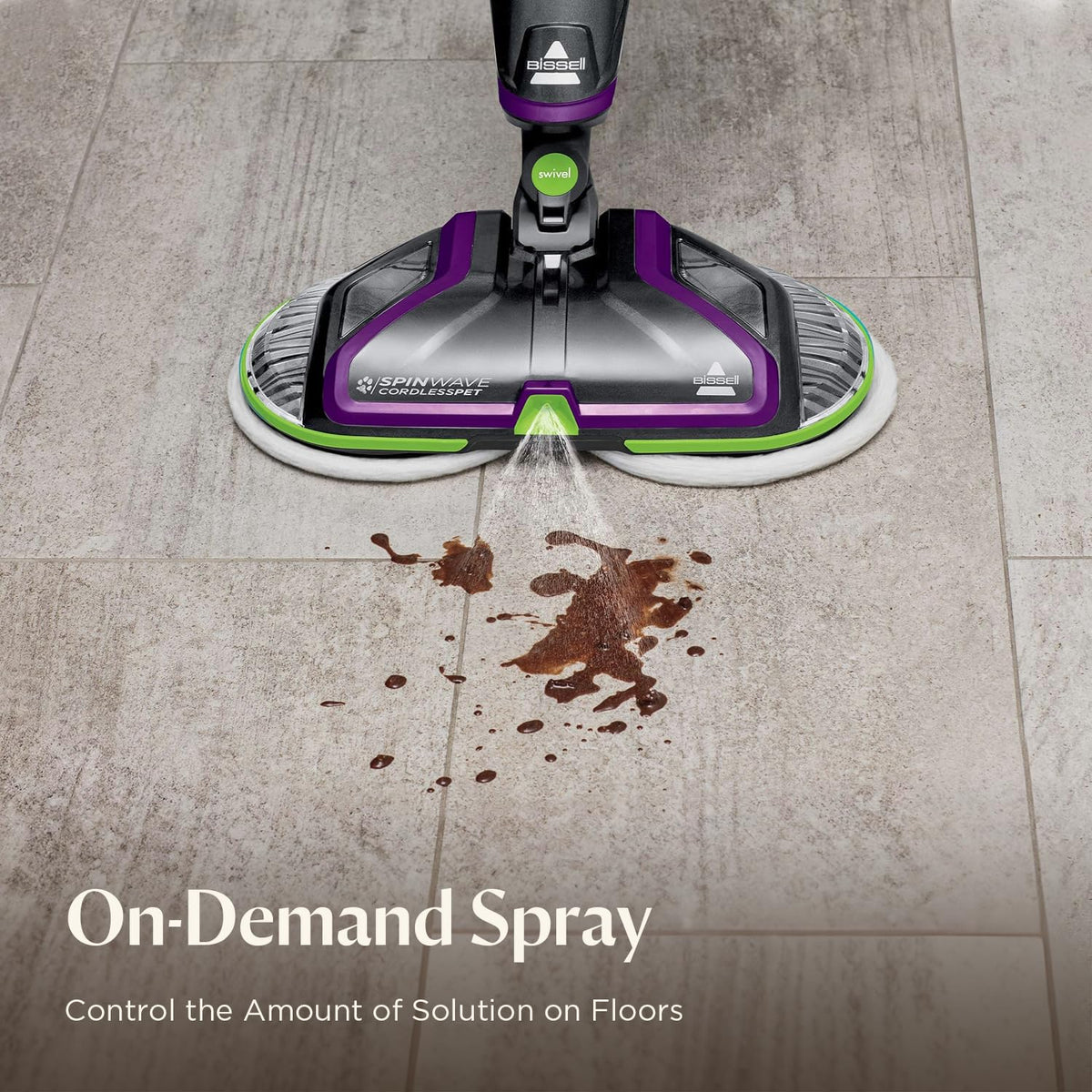 Bissell SpinWave reusable pads ready for washable, economical cleaning sessions.