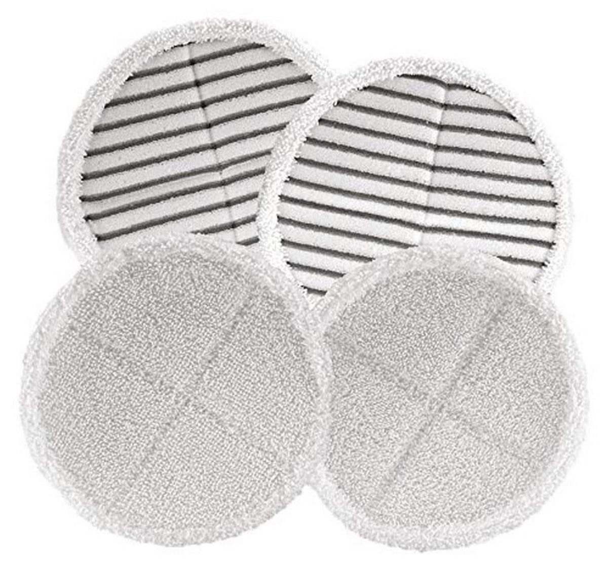 Bissell SpinWave mop pad kit four-pack replacement pads for effective floor cleaning.