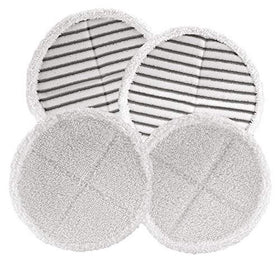 Bissell SpinWave mop pad kit four-pack replacement pads for effective floor cleaning.