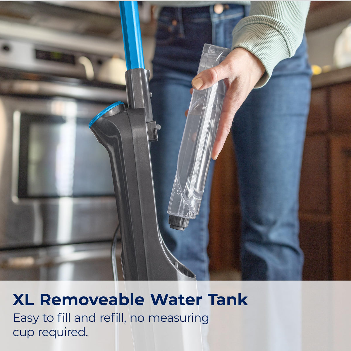 Bissell SpinWave SmartSteam heats up in 20 seconds for quick cleaning