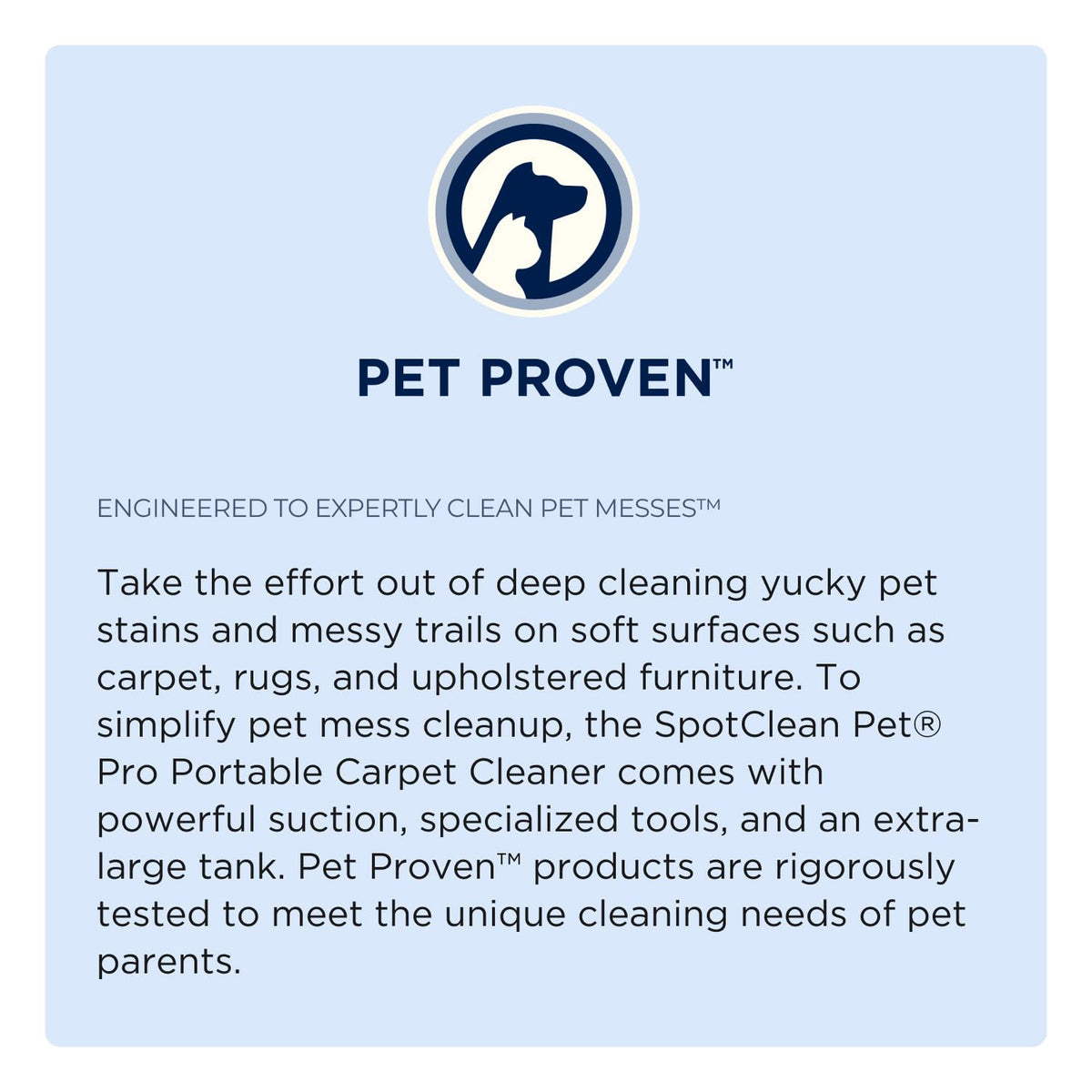 Bissell SpotClean Pro Pet stain trapper tool isolates messes on carpets
