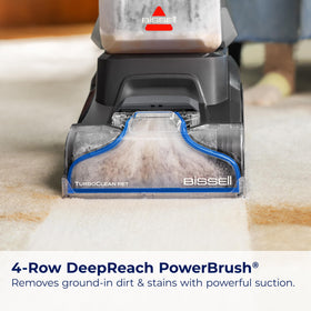 Bissell TurboClean Pet self-cleanout tool for fast tool flushing.