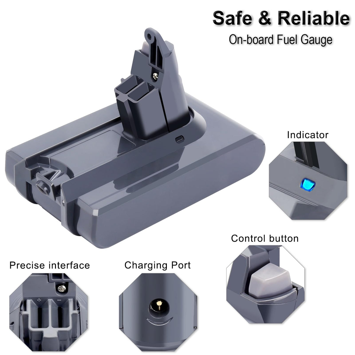 Biswaye battery microchip overcharge protection helps safer charging during daily use.