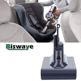 Biswaye microchip with overcharge protection highlighting safety feature.
