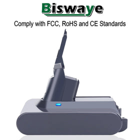 Biswaye V7 Animal Pro battery powering versatile cleaning for pet homes.