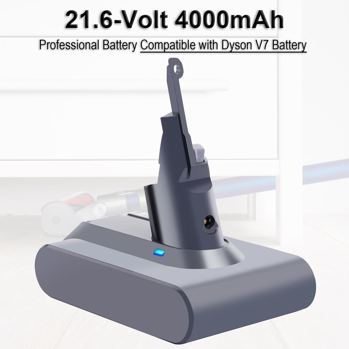 Biswaye V7 Trigger battery fit demonstrating seamless compatibility with Dyson V7 Trigger.