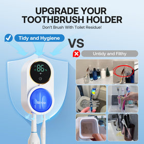 Bitvae auto-cycle cleaning runs three hours to keep brushes dry