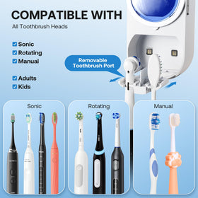 Bitvae universal-fit design accommodates most sonic, electric, and manual brushes