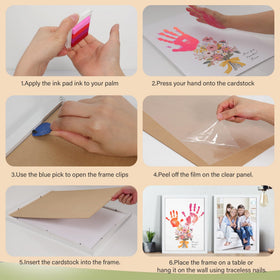 Bixinyo damage-free wall hooks enabling easy wall display.