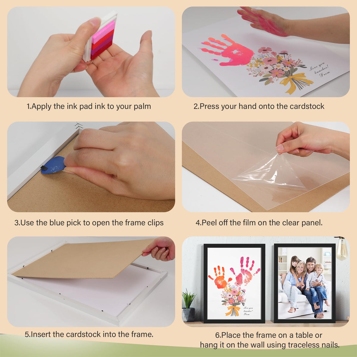 Bixinyo Frame opener tool simplifies card insertion after drying.