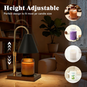 BJFFN Candle Warmer Lamp with bulbs delivers immediate warm ambiance.