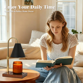 BJFFN Candle Warmer Lamp dimming control lets you tailor mood.