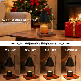 BJFFN Candle Warmer Lamp space-saving design suits living rooms and desks.