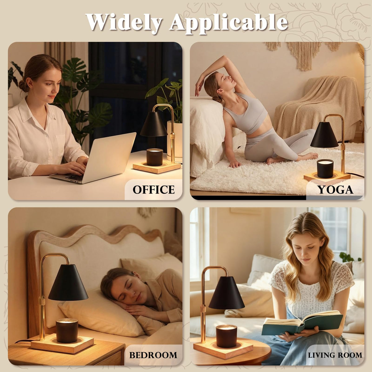 BJFFN two bulbs included brighten spaces without flames.