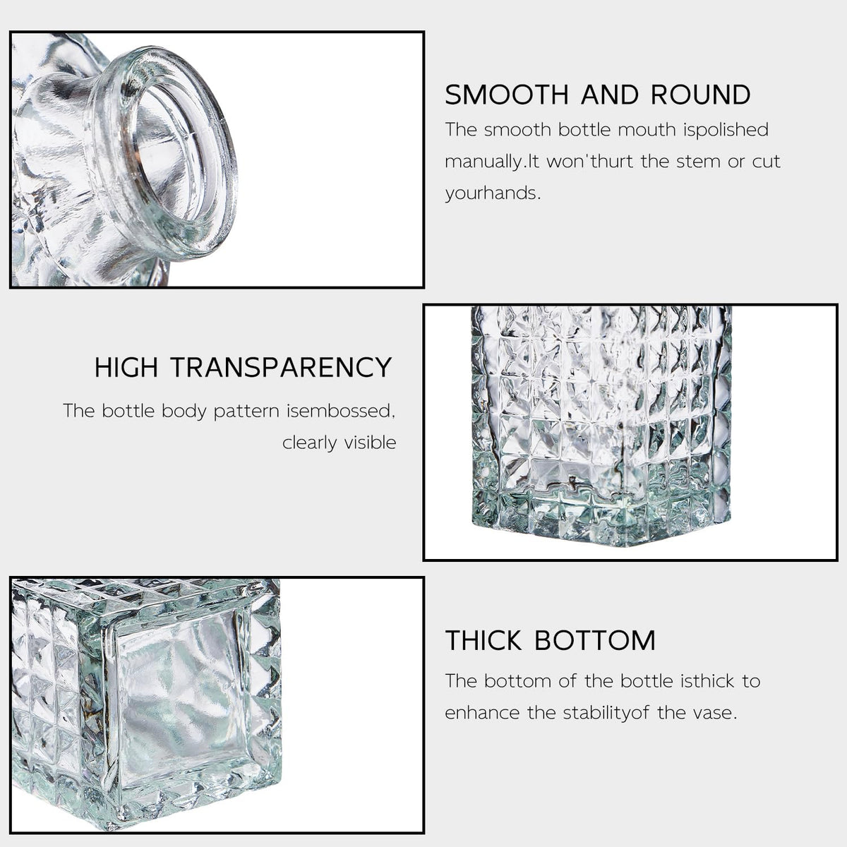 BJONKZ bud vases on dining table for versatile centerpieces