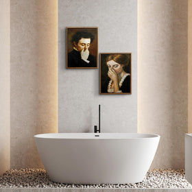 BJVJKSU durable canvas bathroom decor suitable for multiple spaces