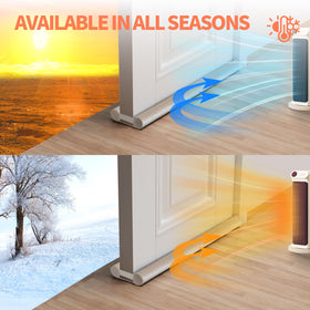 BKSAI beige stopper in room scene highlights quiet comfort and energy efficiency