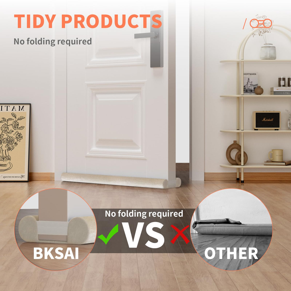 BKSAI smooth-edge design prevents snagging for effortless door use