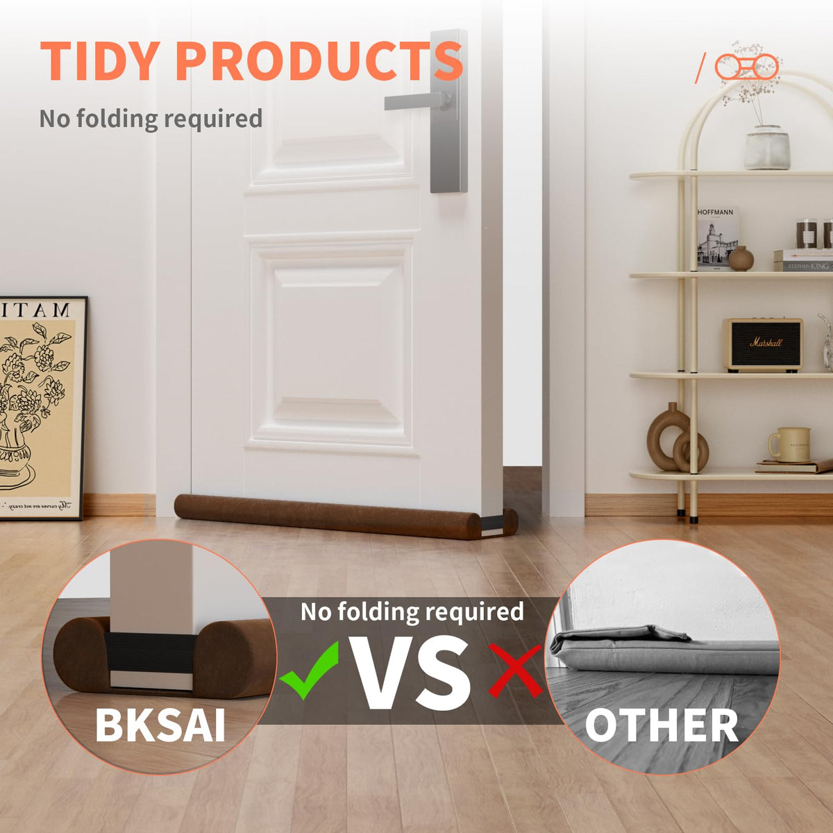 BKSAI thickened gap cover fills gaps up to 1.5 inches.